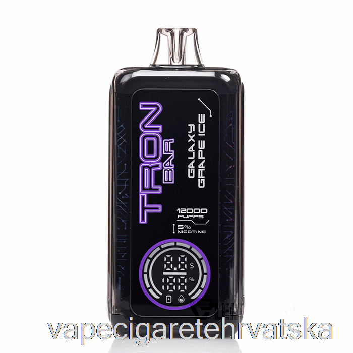 Vape Hrvatska Tron ​​bar 12k Disposable Galaxy Grape Ice